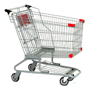 Panier d'épicerie ou chariot à roulette 114