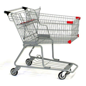 Panier d'épicerie ou chariot à roulette 115